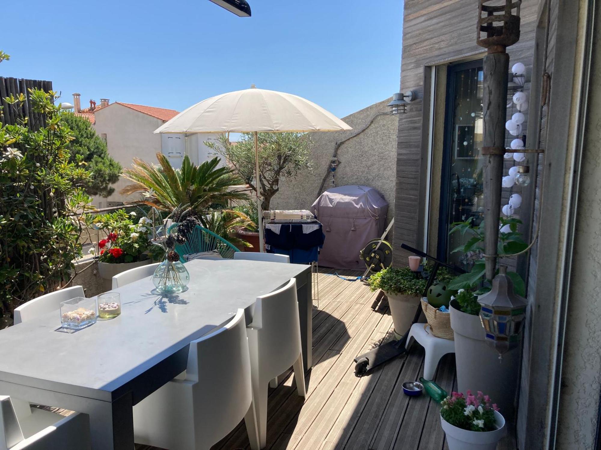 Duplex 105 M2 Vue Mer, Terrasse 30M2 Mauguio Bagian luar foto